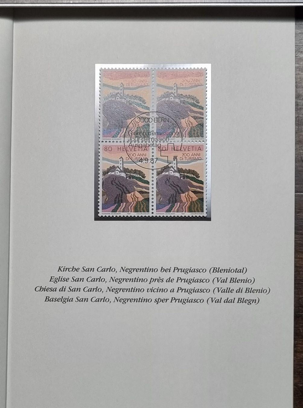 Tutti i francobolli: 1987 TOURISMUS-BLOCK_GESCHENKHEFT_Block+Vb ET ! – Usato da Marthalen venduto da Ch_quality 6
