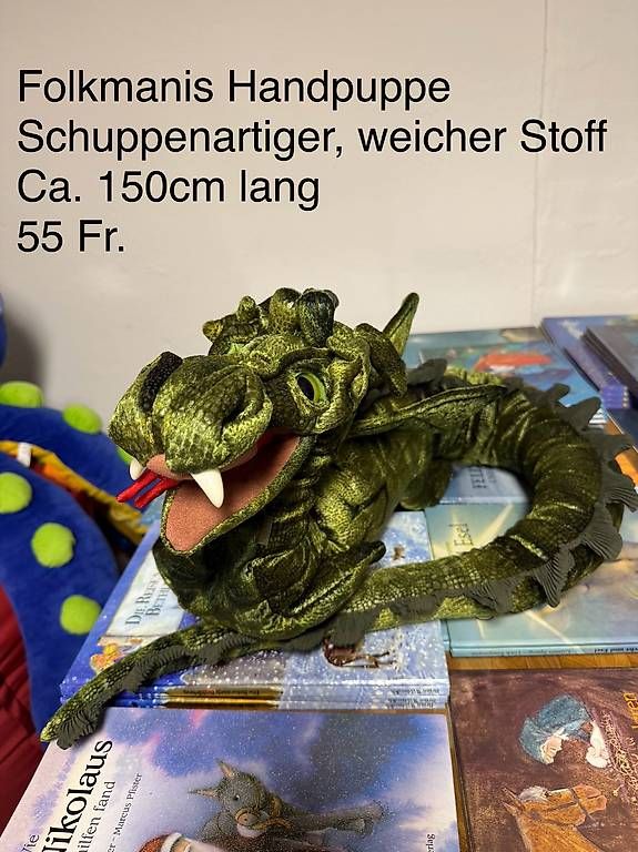 Bambole: Folkmanis Handpuppe Seeschlange 152cm lang – Nuovo e nell'imballaggio originale da Wasterkingen venduto da GrhAli