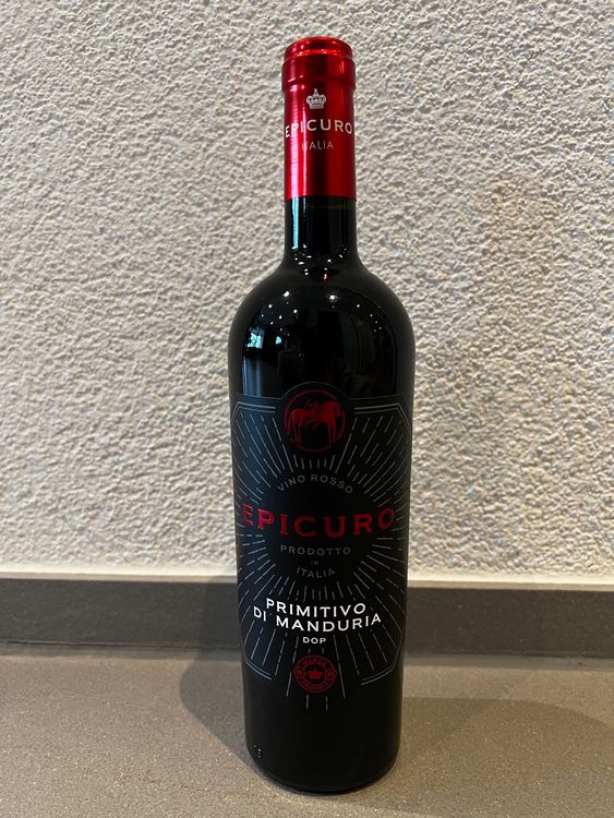 Rotwein Epicuro Primitivo di Manduria Kaufen | DOP 2021 Ricardo auf