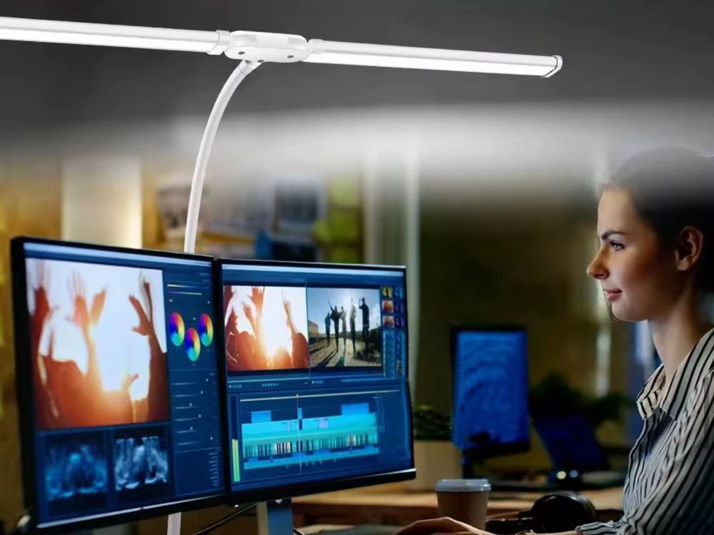 Lampade: Double Single Head Led Clip Desk Lamp Dimmable Computer – Nuovo e nell'imballaggio originale da St. Gallen venduto da Stirnrunzler 3