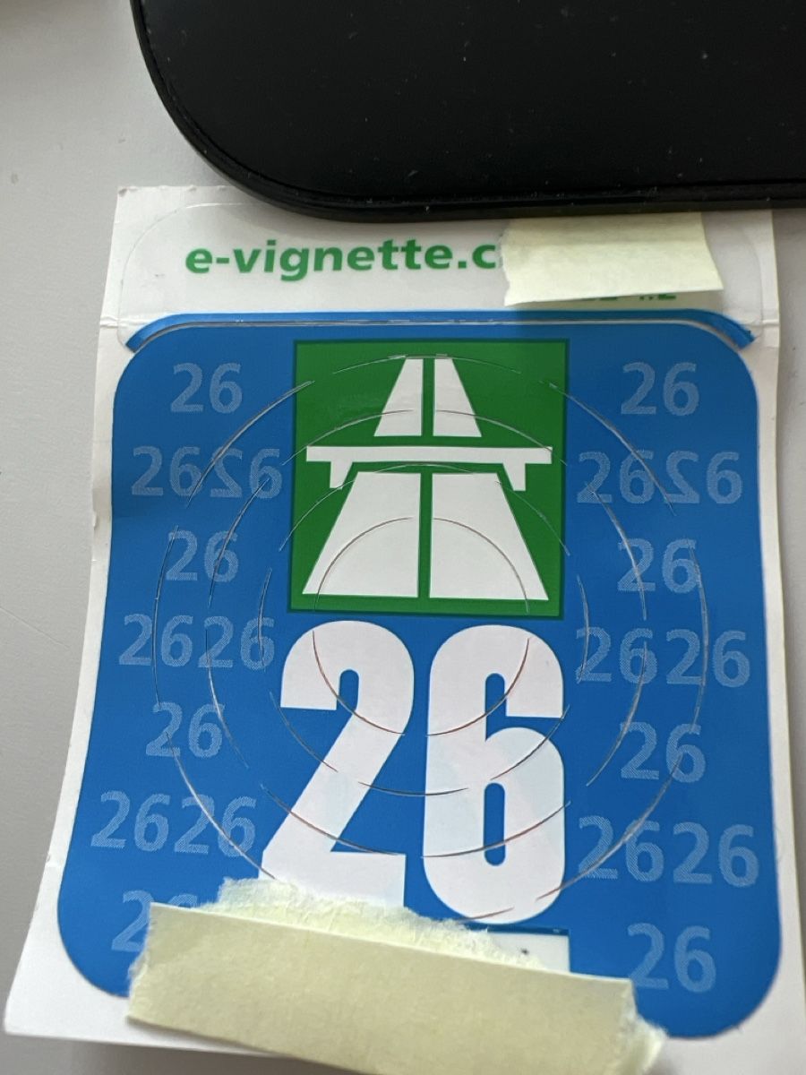 Autobahnvignetten: Vignette 2026 neu ungenutzt  – Neu und originalverpackt aus Wetzikon ZH von TolleAussicht