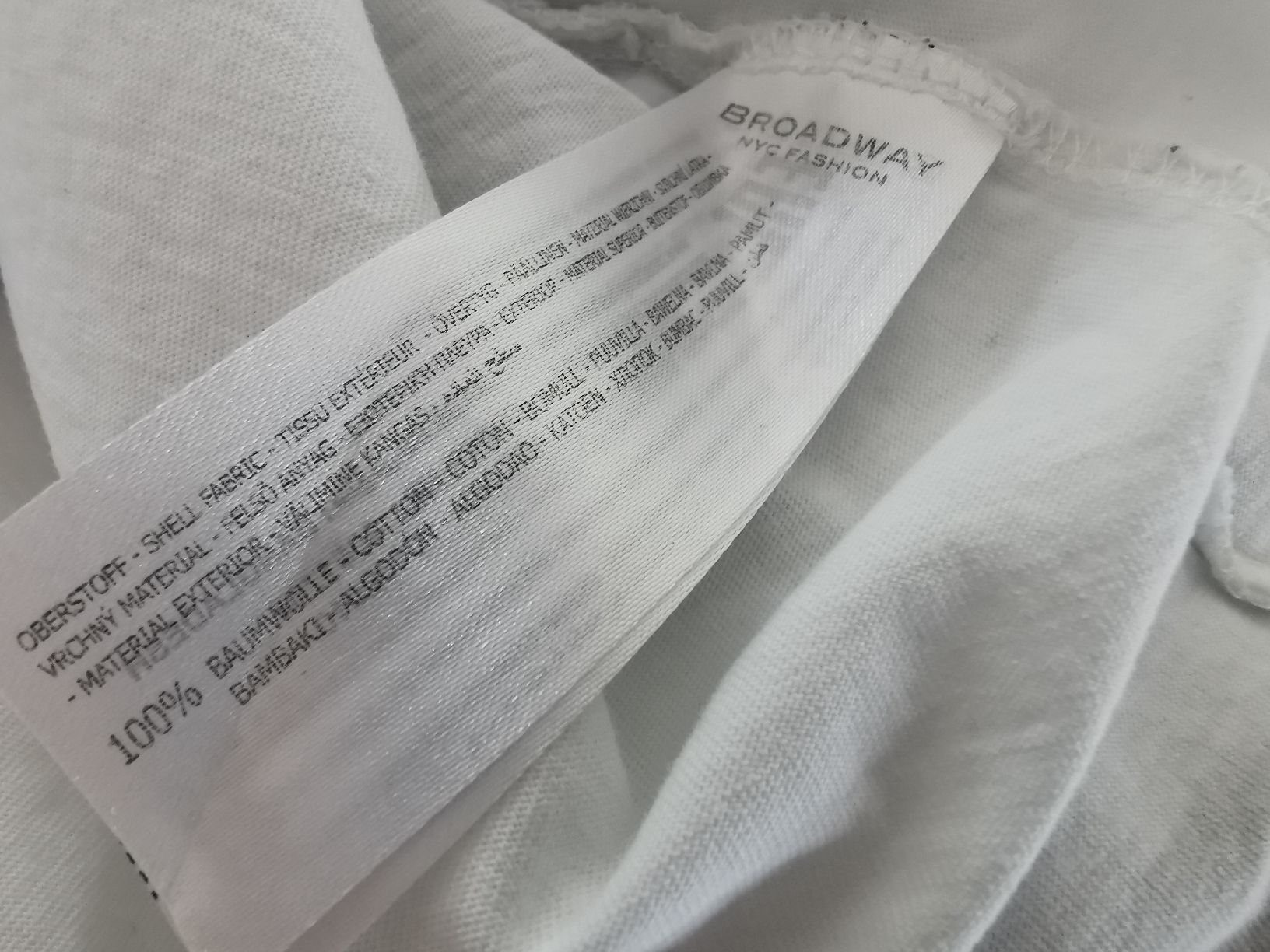 T-shirt: Broadway Langarmshirt Weiss Gr M  – Usato da Glattbrugg venduto da riseca 4