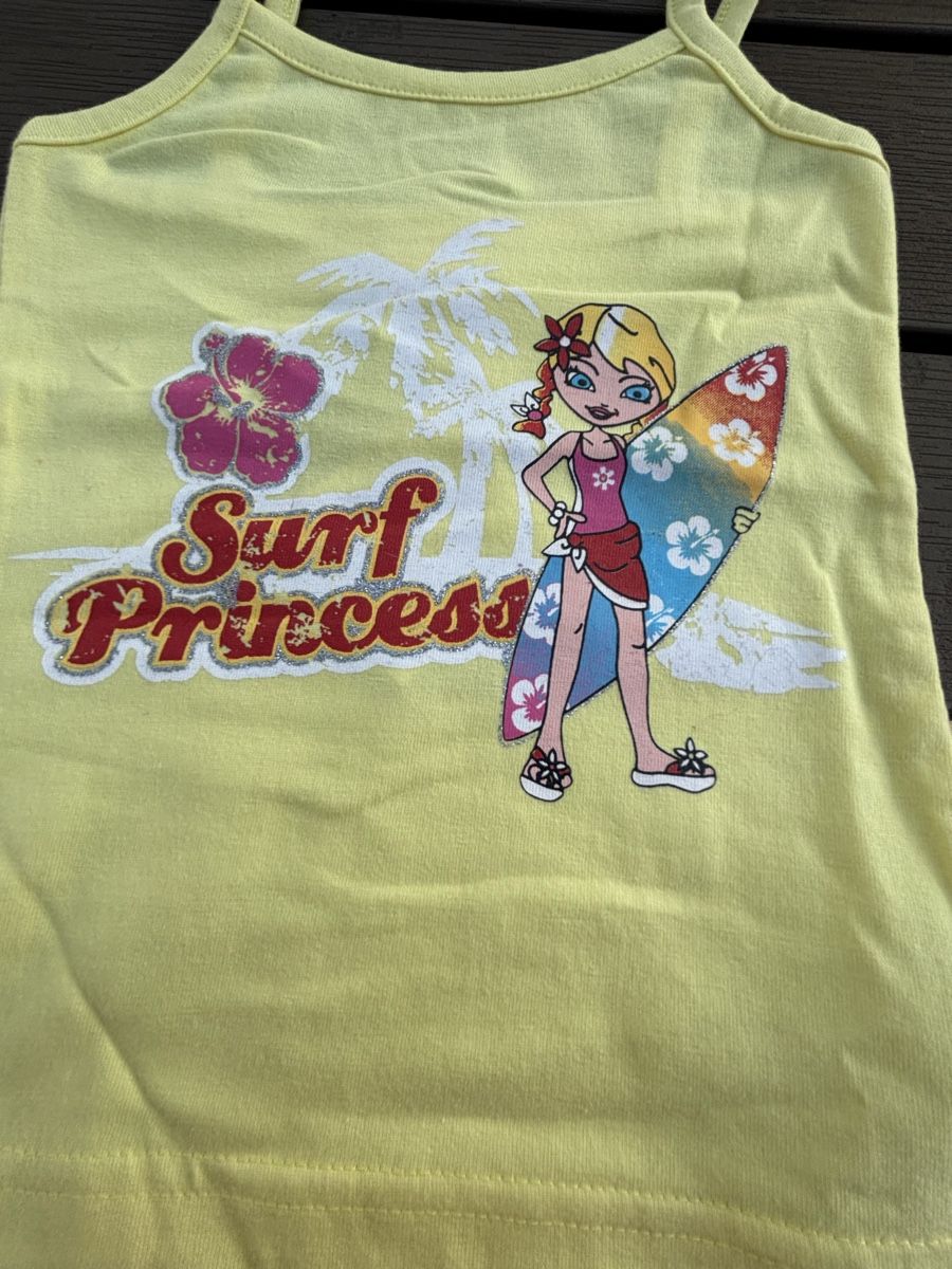 Blusen, T-Shirts & Tops: Träger Tshirt gelb Gr 98 – Neu (gemäss Beschreibung) aus Kesswil von Branca-01 1