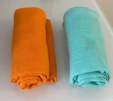 2 Nuscheli Gazetücher Babyausstattung - NEU