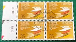 4 er Block Nr.727  mit ETStempel Bern