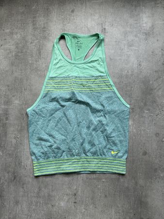 Nike Sport Top - Gr. S Türkis/Grün