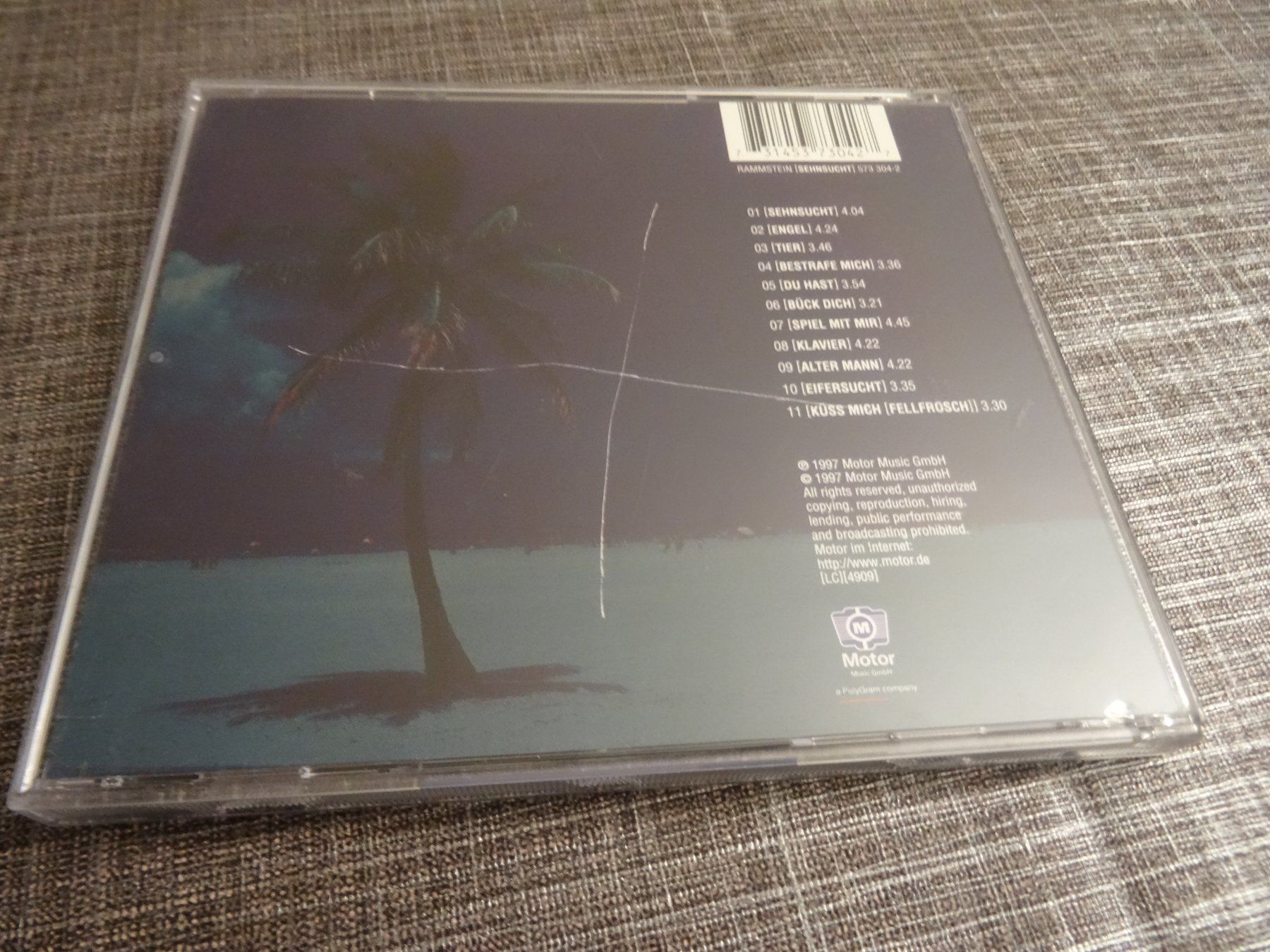 CDs: Rammstein - Sehnsucht CD – Gebraucht aus Olten von Disc-Ausverkauf 1
