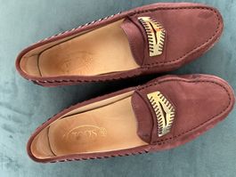 Tod‘s Mokassins bordeauxrot