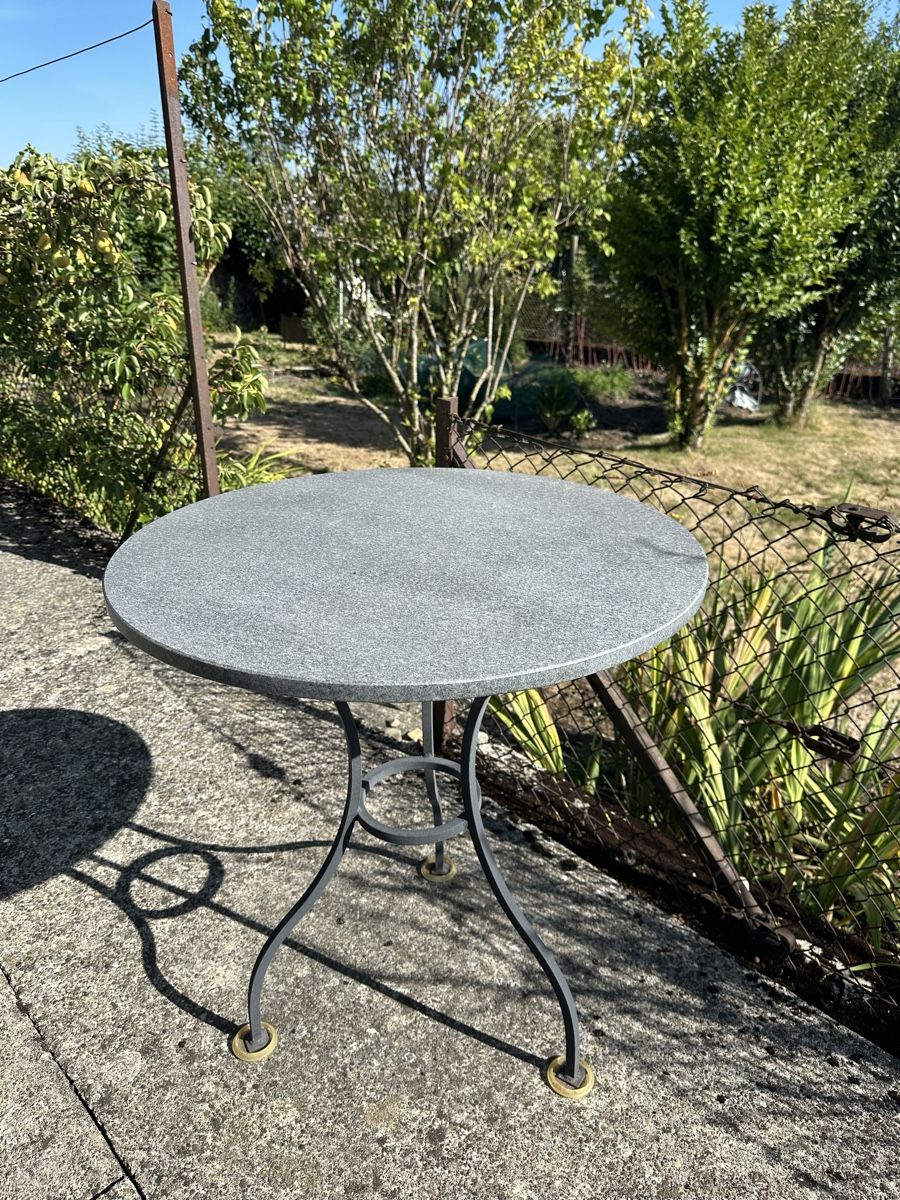 Set di tavolo e panche: Gartentisch rund inkl. 2x Stuhl – Usato da Bern venduto da SITARO 1