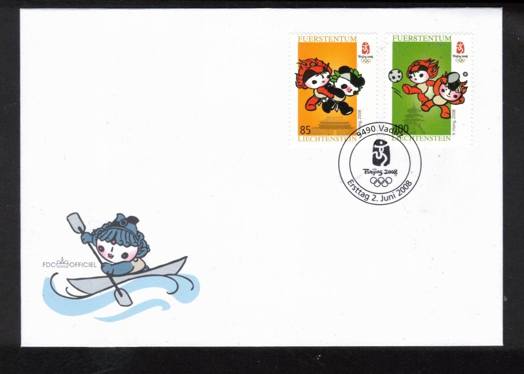 Tutti i francobolli: 2008 FDC Peking 2008 aus ABO – Usato da Rheinau venduto da loxis