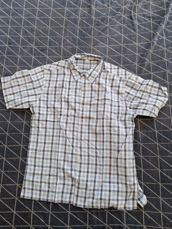Salewa Wanderhemd blau kariert 52 / XL