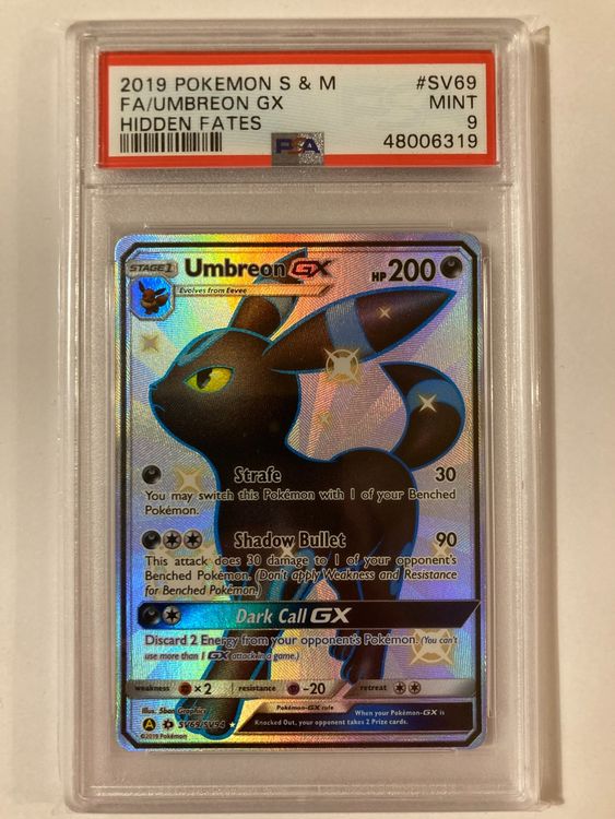 Psa Pok Mon Umbreon Gx Hidden Fates Nachtara Kaufen Auf Ricardo