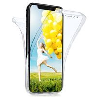 iPhone XS Max Hülle Etui Silikon Case CLEAR Cover FULL BODY