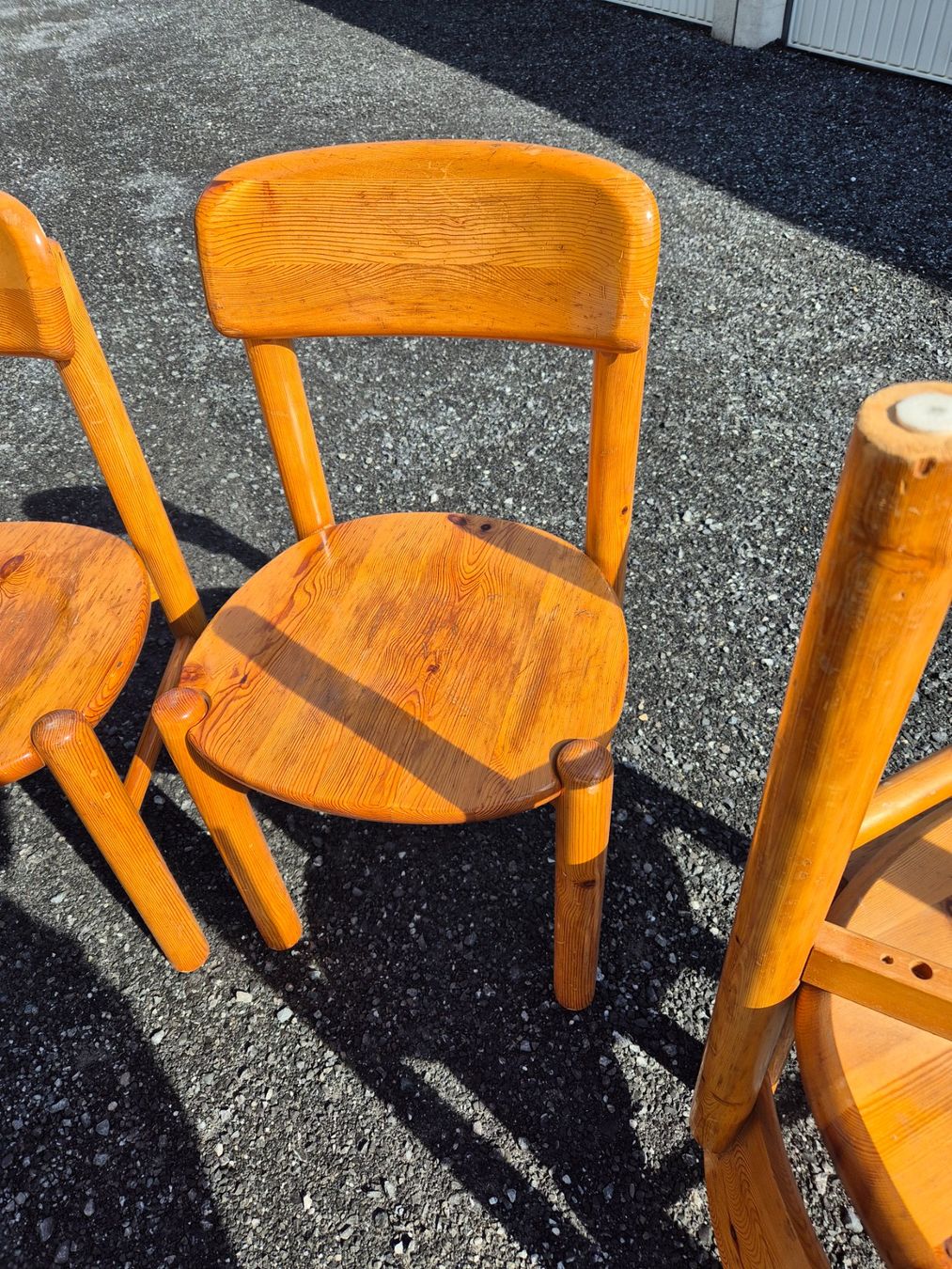 Sedie: Chaises DAUMILER, vintage, style rustique, lot de 6 – Usato da Fully venduto da tameab 6