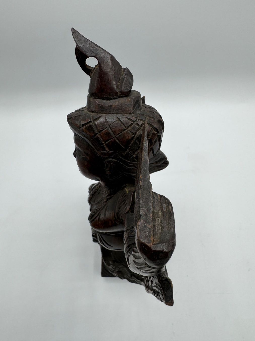 Figuren: Asiatische Holzfigur, Handarbeit – Gebraucht aus Sachseln von BONATI01 6