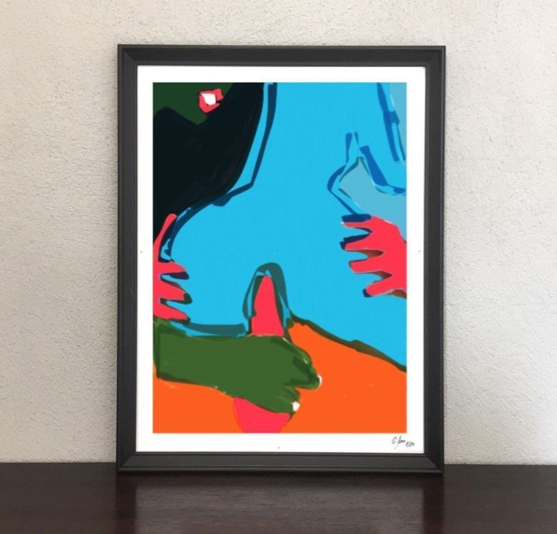 Interracial Pop - Interracial Threesome Pop Art Kunst Porn Vintage Modern Akt | Kaufen auf  Ricardo