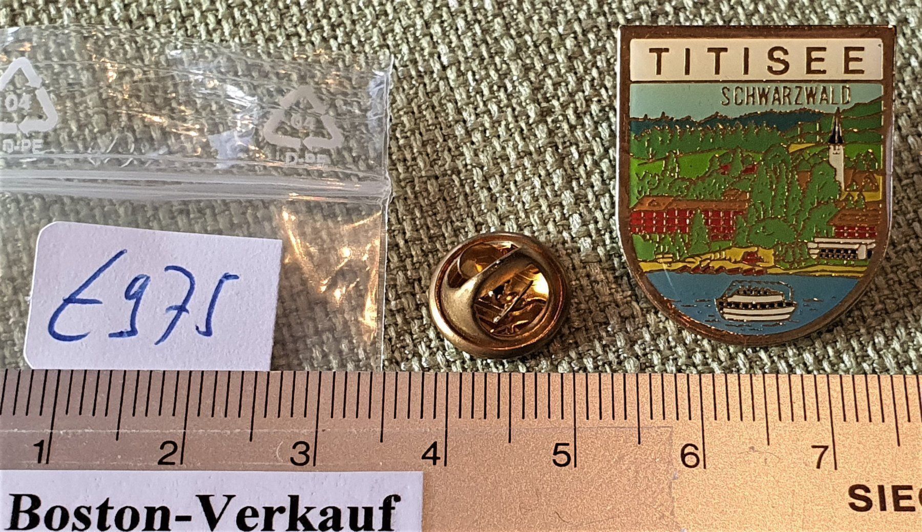 Placchette & Badge: E975 Pin Titisee Schwarzwald Deutschland – Usato da Reinach BL venduto da Boston-Verkauf 2