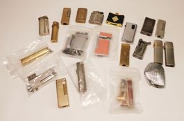 Grosses Edel-Feuerzeuge Konvolut (18 Stk. - Dunhill, Zippo,