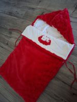 Babyschlafsack rot weiss mit Bärenmotiv guter Zustand