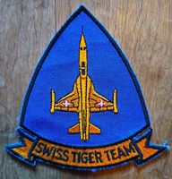 Swiss Tiger Team Aufnäher (Patch)  10,5 × 10,5 cm