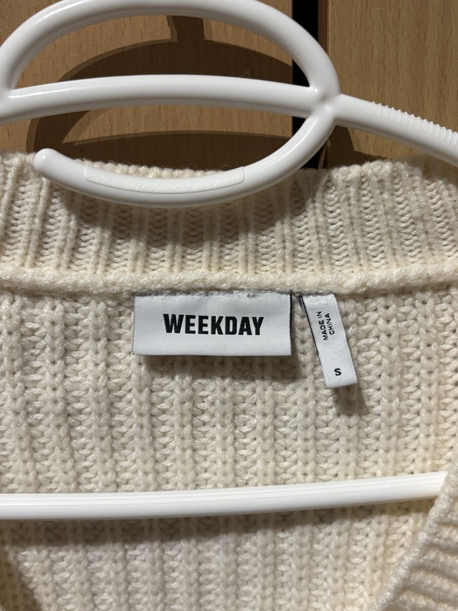 Weekday Giacche: WEEKDAY Cardigan, Weiss, Gr. S, Oversized – Nuovo (secondo la descrizione) da Adliswil venduto da blume_._43 1