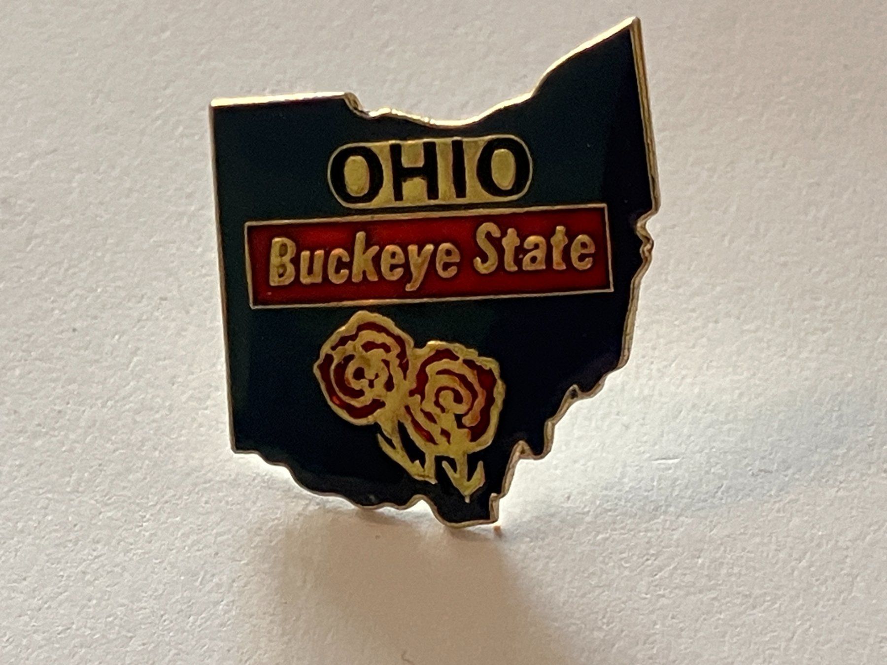Placchette & Badge: 1 Pin Ohio Buckeye State – Usato da Basel venduto da djwwpp