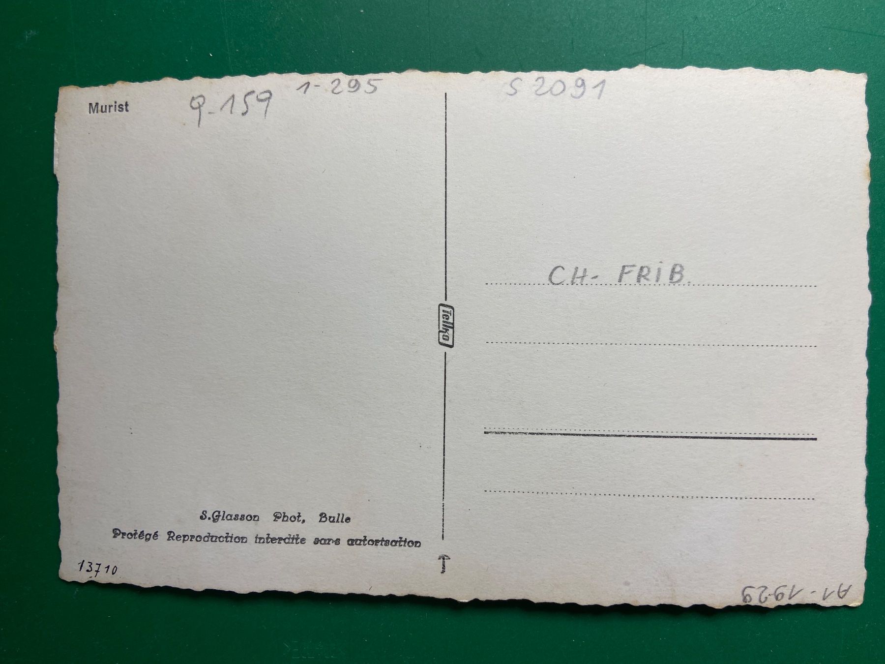 Cartoline postali: Murist – Usato da Steg VS venduto da _vinci_ 1