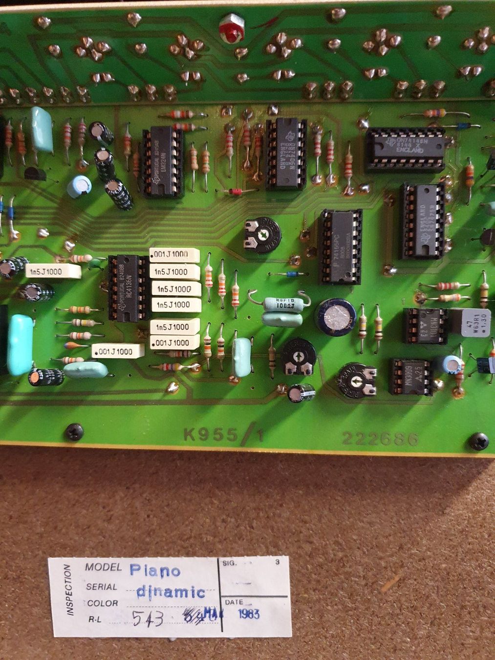 Musikinstrumente: Rares Vintage E-Piano EKO P-75d – Gebraucht aus Killwangen von versus77 6