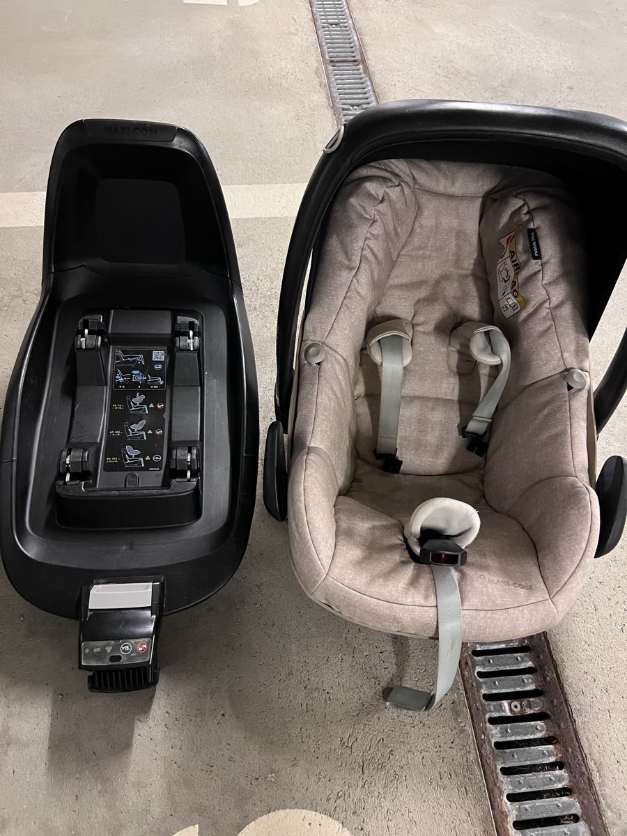 Maxi-Cosi Auto-Kindersitze: Maxi-Cosi Pebble Plus Kindersitz mit Basisstation – Gebraucht aus Uster von Bigram