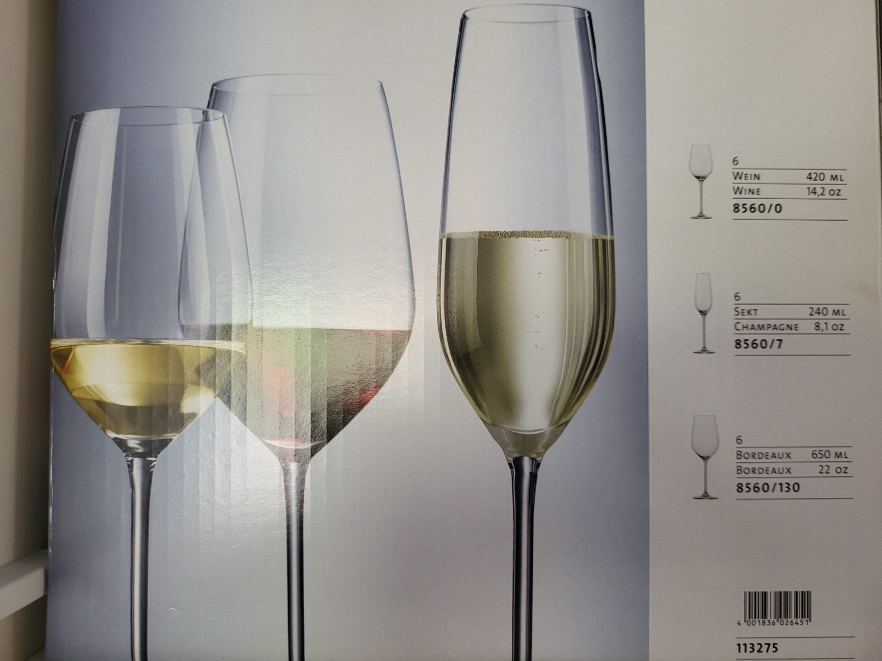 Zwiesel Bicchieri: Set de verre vin et champagne – Nuovo e nell'imballaggio originale da Glovelier venduto da boliver 4