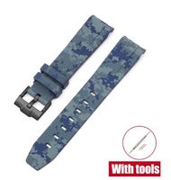 Bracelet Caoutchouc - Camo - Moonswatch - 20mm - avec outils