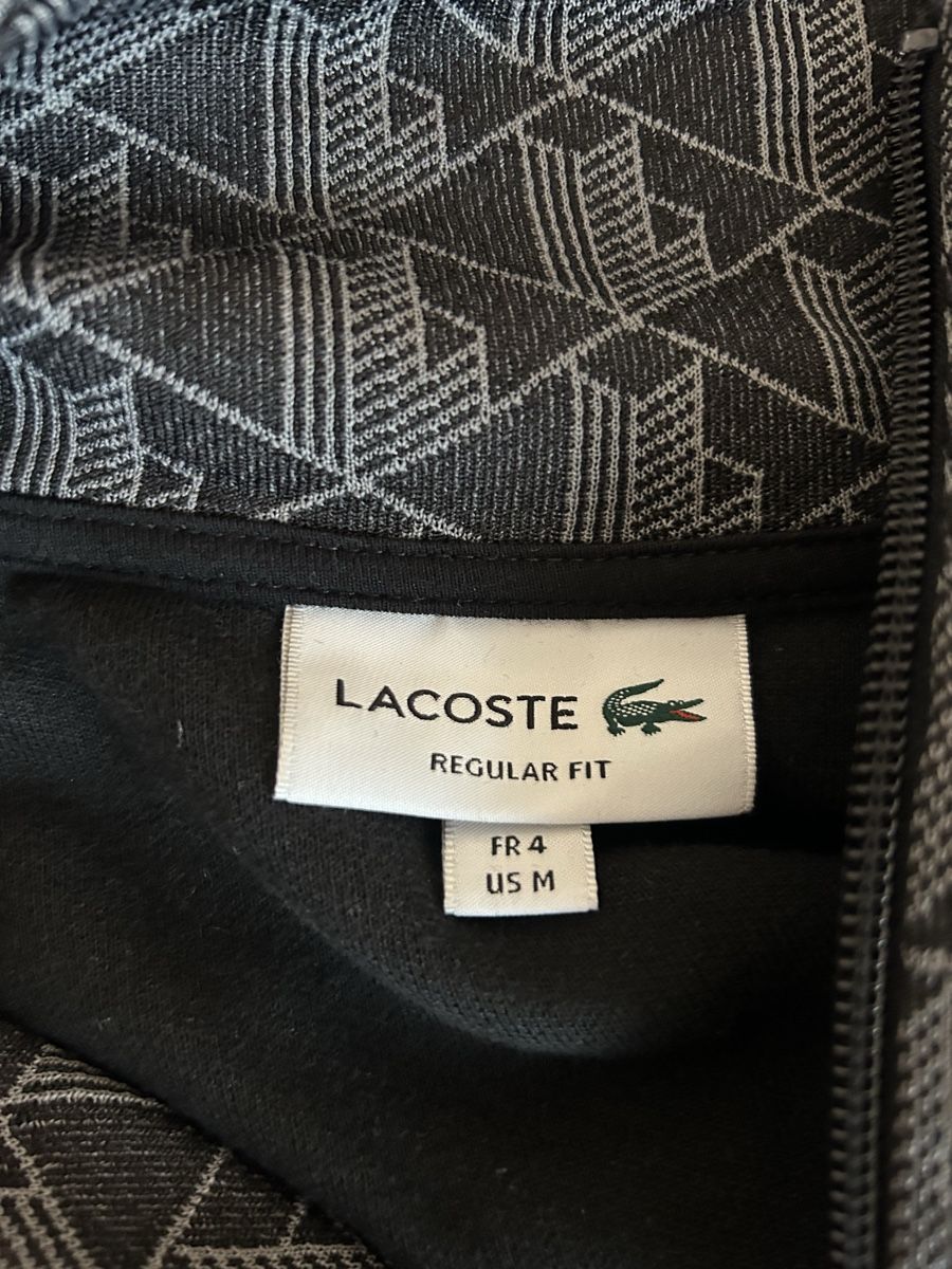 Lacoste Pullover & Sweatshirts: Lacoste Trainingsjacke gemustert schwarz – Gebraucht aus Bremgarten b. Bern von jan_mb6v 2