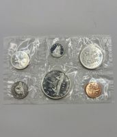 Set de monnaie du Canada, 1966, avec 4 pièces en argent 800