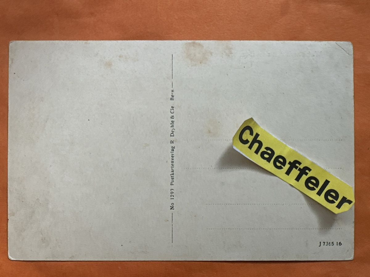 Cartoline postali: Alte Ansichtskarte Wattenwil mit den Berneralpen – Usato da Zürich venduto da Chaeffeler 1