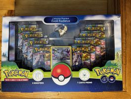 Pokemon GO Évoli Radieux Collection Premium 8 boosters