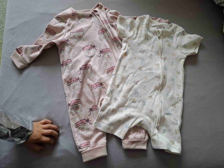 Baby Pajamas, Size 56, Cotton, Set of 2, New