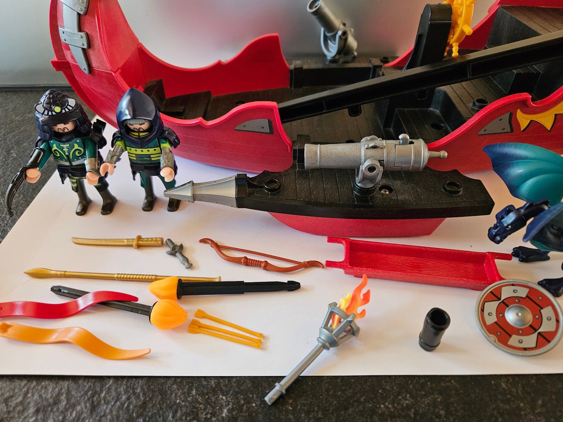Playmobil Giocattoli: Playmobil 5481 Drachen Kampfschiff – Usato da Gontenschwil venduto da regentag 1