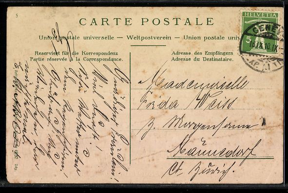 Cartes postales: Lithographie Champéry, Bäuerinnen von Champéry – D'occasion à Berlin par bartko-reher 1