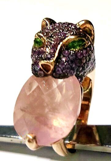 Anelli: Panther Fingerring – Nuovo e nell'imballaggio originale da Zürich venduto da adriben