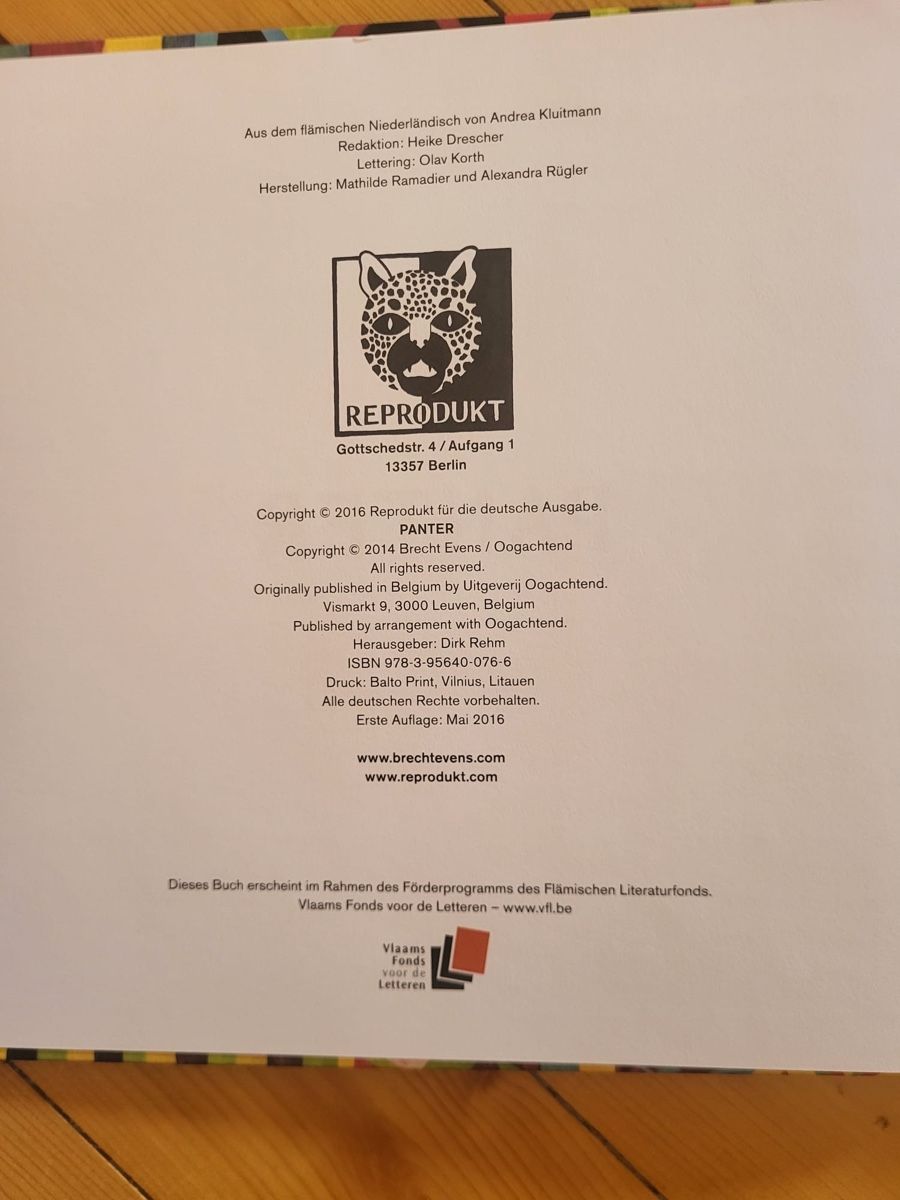 Libri: Panter - Brecht Evens – Nuovo (secondo la descrizione) da Speicher venduto da mad_72ky 1