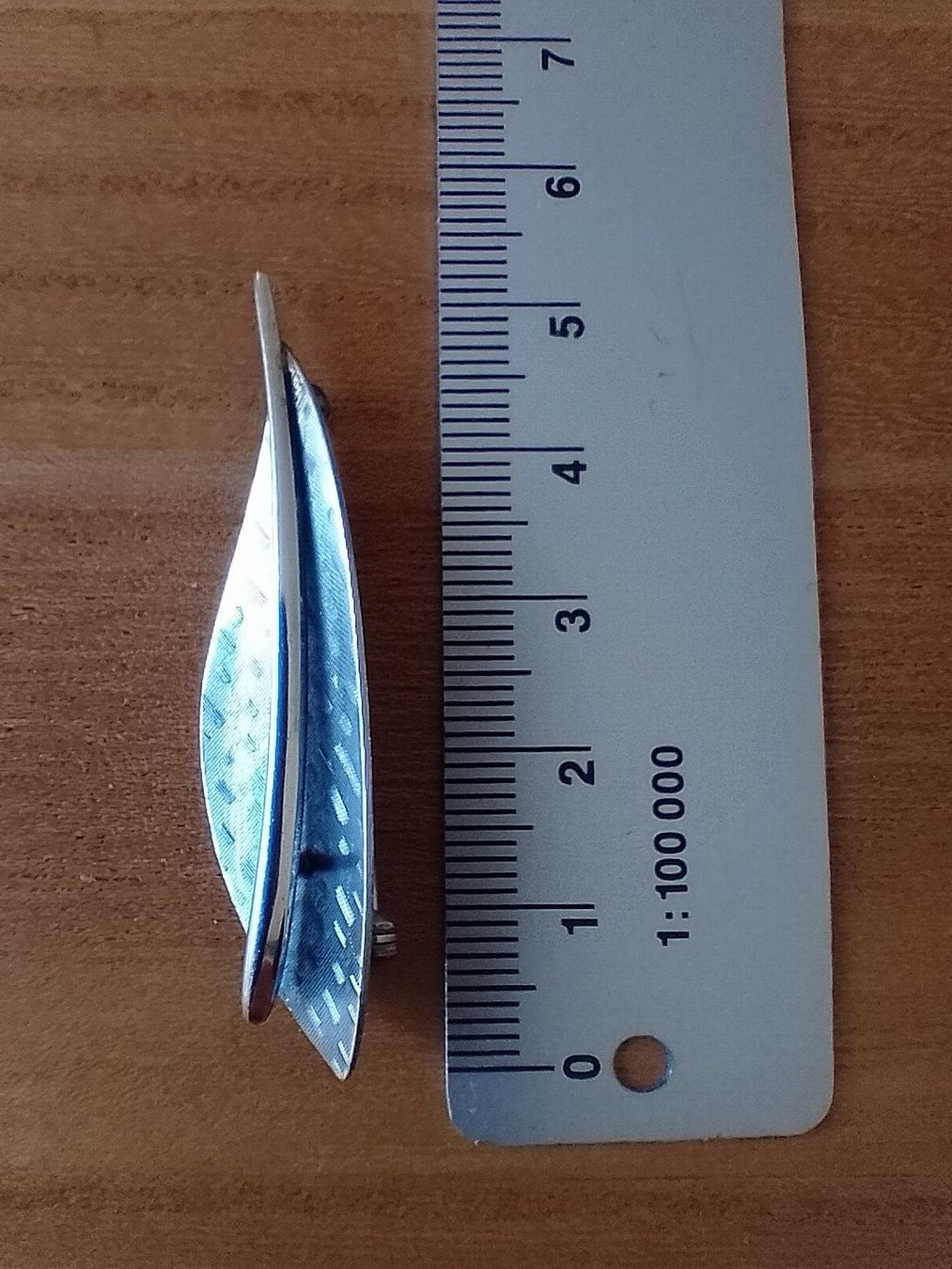 Broschen & Nadeln: Brosche Silber 800 schlichtes präzises Design Kordes & L – Gebraucht aus Luzern von _gluecksfund_ 3