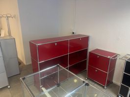 Usm Highboard  Rot Lieferung gratis