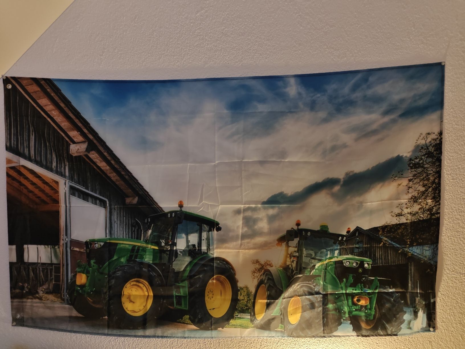 John Deere Fahnen: John Deere Fahne – Neu (gemäss Beschreibung) aus Herdern von Pinky_winki