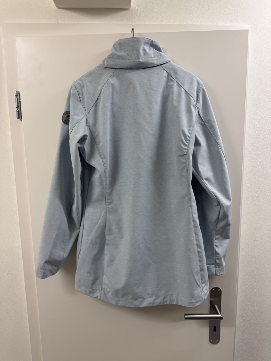 Giacche: G.I.G.A. DX Damen Softshelljacke hellblau Gr. 38 – Usato da Birsfelden venduto da inf_l2yy 1