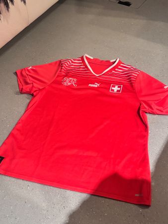 Fussball Trikot Schweiz Puma Herren Grösse L rot