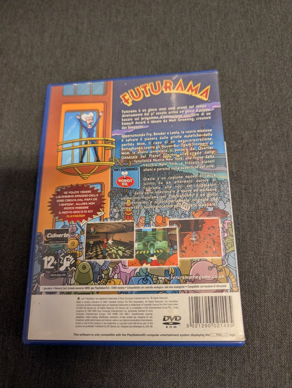 Jeux: Futurama Sony PlayStation 2 – D'occasion à Giubiasco par Tici__nerd_Giubiasco 1