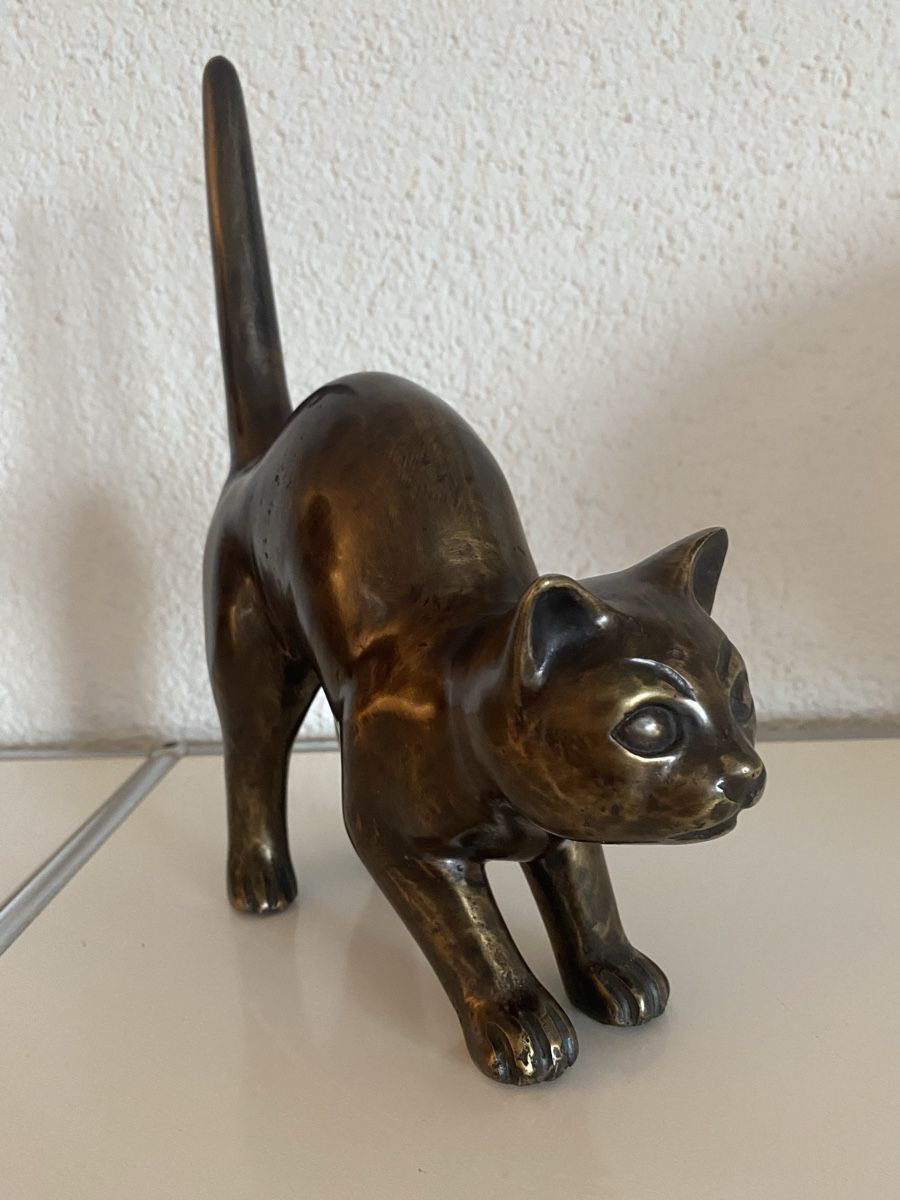 Sculture & Statue: Bronze Katze macht Buckel – Nuovo (secondo la descrizione) da Zürich venduto da eileenchen1 6