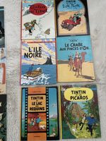 6 Tintin Comics Hergé Casterman Alben gebraucht Zustand