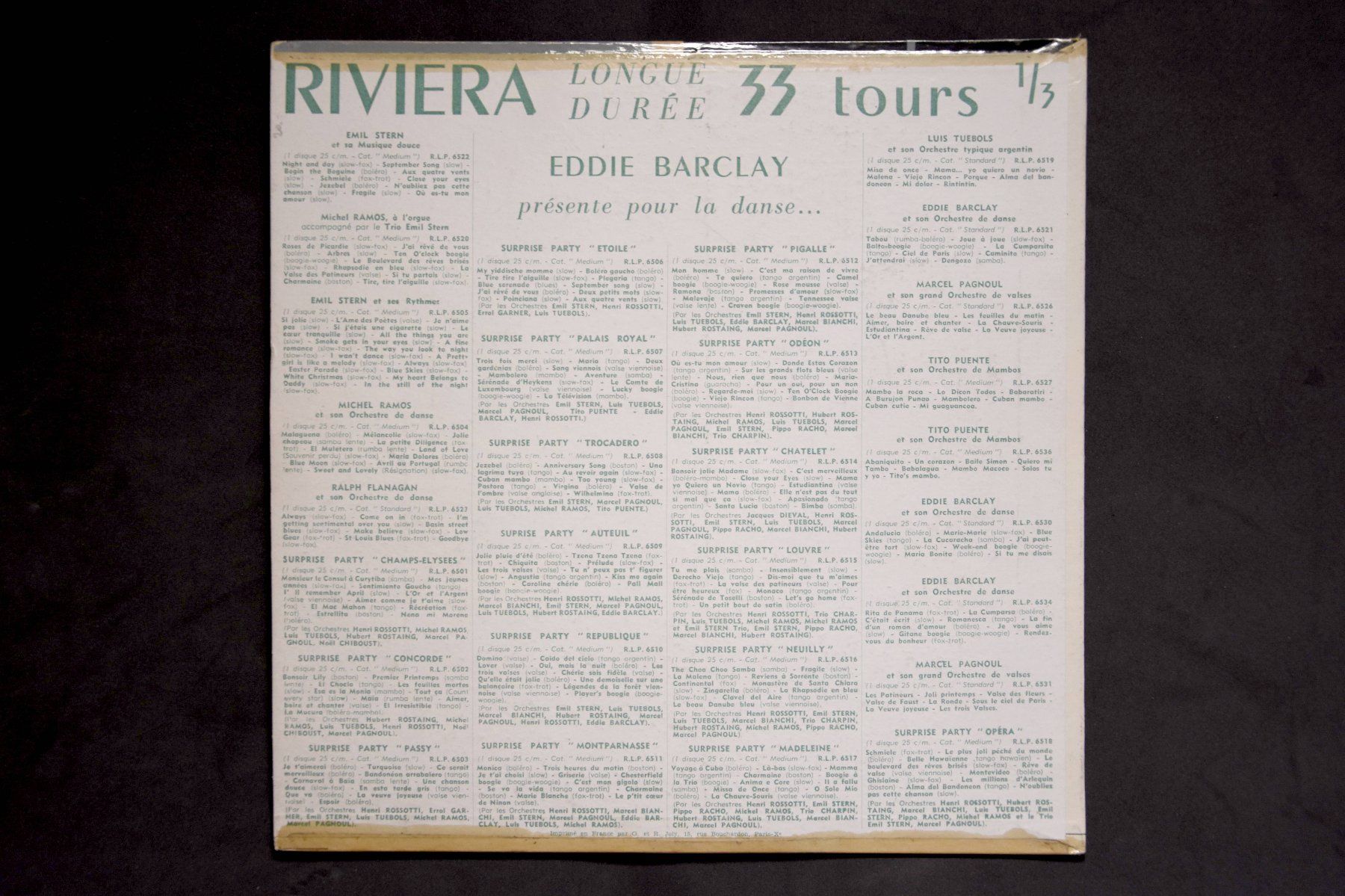 Dischi in vinile: Erroll Garner Trio - Erroll Garner and his Rhythm – Usato da Belmont-sur-Yverdon venduto da ag97 1