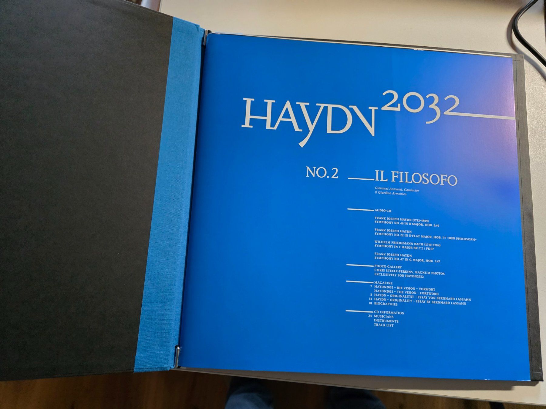 Libri: Haydn 2032 No. 2 Il Filosofo mit CD - limitierte 1. Edition – Usato da Walterswil BE venduto da Lonitti 5